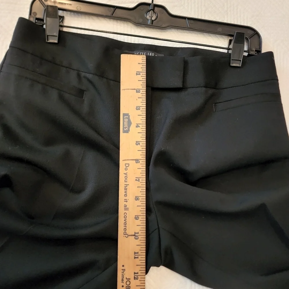 Lafayette 148 Wool‎ Black Trouser Pants Size 6